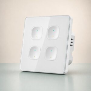 Concave Smart Light Switch 4-Gang smart home product image for Home Sense