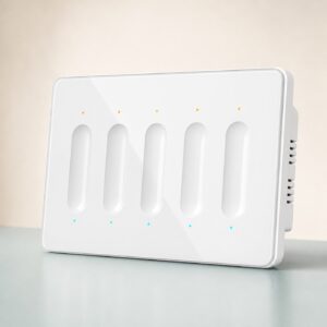 Concave Smart Light Switch 5-Gang smart home product image for Home Sense