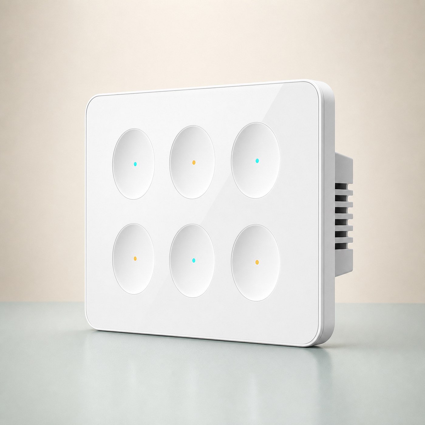 Concave Smart Light Switch 6-Gang product image