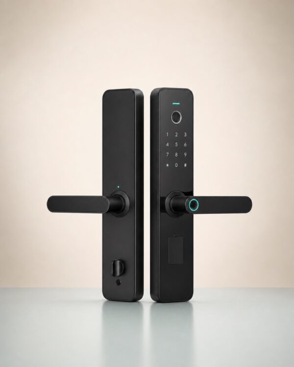 Avera LWB26 semi-automatic smart door lock, portrait product image